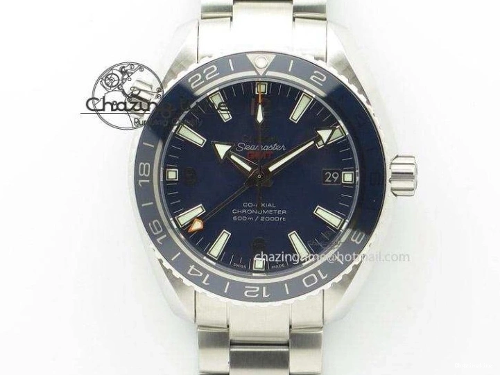 0718 Durable Planet Ocean Professional Ceramic Bezel 42mm 1:1 MK Best Edition Silver Markers On SS Bracelet A 8085